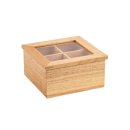 Olympia Mini Teebox aus Gummibaumholz