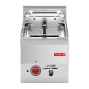 Gastro M Profi Fritteuse 10L - Edelstahl, Kaltzone, 7,5 kW