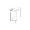 Gastro M Edelstahl Unterschrank 60/30B verstellbare...