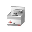 Fritteuse 10 Liter Edelstahl - Kaltzone, 7,5 kW, 400 V