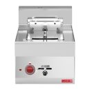 Fritteuse 10 Liter Edelstahl - Kaltzone, 7,5 kW, 400 V