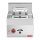 Fritteuse 10 Liter Edelstahl - Kaltzone, 7,5 kW, 400 V