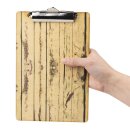 Olympia Speisekarte Klemmbrett Holzoptik A5