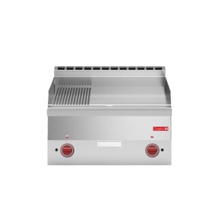 Gastro M 600 Elektrische Grillplatte 60/60Ftre 2/3 Glatt Und 1/3 Gerillt