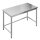 Gastro M Arbeitstisch aus Edelstahl 700x700x850 mm