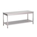 Gastro M Arbeitstisch 700x700x850mm mit Grundboden aus...