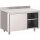 Gastro M Arbeitsschrank 1600x700x880mm mit Schiebetüren und Aufkantung