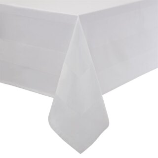 Mitre Luxury Satin Band Tischdecke Weiß 137Cm
