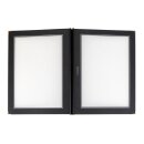 Securit Menümappen Mit Holzbox Schwarz A4 (20 Stück)