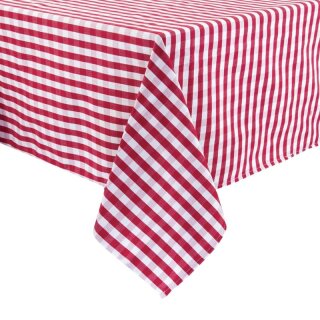 Mitre Comfort Gingham Tischdecke Rot-Weiß Kariert 132Cm