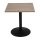 Bolero Tischplatte quadratisch in Wenge und 700x700x30mm