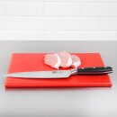Hygiplas Schneidebrett klein aus Polyethylen in rot für rohes Fleisch