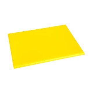 Hygiplas Schneidebrett klein aus Polyethylen in gelb für Geflügel