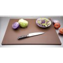 Hygiplas Ldpe Schneidebrett Braun Groß  60X45X1Cm