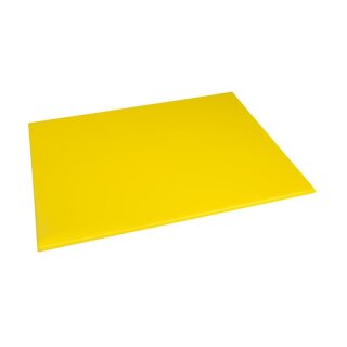 Hygiplas Schneidebrett groß aus Polyethylen in gelb für Geflügel