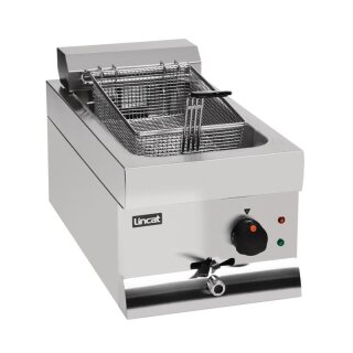 Lincat Fritteuse DF33 - Tischfritteuse 9L, Edelstahl, Ölablasshahn