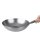 Vogue Wok milder Stahl flacher Boden 35,6(Ø)cm
