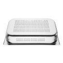 Vogue Gn-Behälter Edelstahl 10Cm Gn1/1 Gelocht