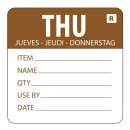 Vogue Farbcodesticker Donnerstag (500 Stück)