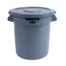 Rubbermaid Brute Abfalleimer Grau 37L Mülleimer