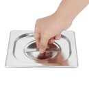 Vogue Edestahl Gastronormbehälterset 6X1/6 Mit Deckel