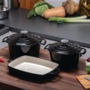 Vogue Kochen Wie Die Profis Set Von 3X Kochgeschirr Aus Gusseisen
