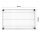 Vogue Gitterwandregal Mit Halterungen 61Cm Breit