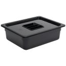 Vogue Gn-Behälter Gn1/2 Schwarz 100Mm