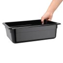 Vogue Gn-Behälter Gn1/2 Schwarz 100Mm