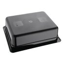 Vogue Gn-Behälter Gn1/2 Schwarz 100Mm