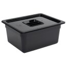 Vogue Gn-Behälter Gn1/2 Schwarz 150Mm