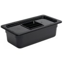 Vogue Gn-Behälter Gn1/3 Schwarz 100Mm