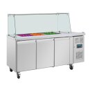 Dreitürige Saladette Thekenkühlschrank Der Polar U-Serie