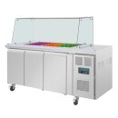 Dreitürige Saladette Thekenkühlschrank Der Polar U-Serie