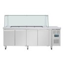 Viertürige Saladette Thekenkühlschrank Der Polar U-Serie Mit Schutz