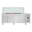 Viertürige Saladette Thekenkühlschrank Der Polar U-Serie Mit Schutz