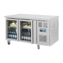 Polar U-Serie 2-Türiger Thekenkühlschrank Mit Glastüren