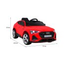 Audi E-Tron Sportback für Kinder Rot + Fernbedienung...