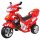 Batteriebetriebenes Motorrad F928 für Kinder, Rot + Kofferraum + Lichter + Hupe + Melodien