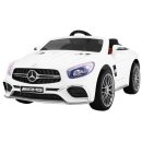 Mercedes AMG SL65 für Kinder Weiß + Fernbedienung + Gepäckraum + Sitzverstellung + MP3-LED + Freistart