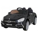 Mercedes Benz AMG SL65 S elektrisch für Kinder Schwarz + Fernbedienung + Audio-LED + Öko-Leder + EVA + Free Start