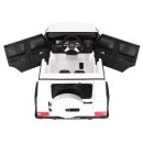 Mercedes AMG G65 batteriebetriebenes Auto für Kinder, weiß + lackiert + Kofferraum + Lichtgeräusche