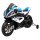 Batteriebetriebenes Motorrad BMW HP4 für Kinder, Weiß + Hilfsräder + Free Start + EVA + MP3-LED