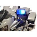 BMW R1200RT Polizei-Elektromotorrad für Kinder + Stützräder + Geräusche + LED + EVA + Freistart