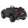 Super-S batteriebetriebenes Spielzeugauto für Kinder, Schwarz + Fernbedienung + Langsamstart + EVA-Räder + Geräusche und Lichter