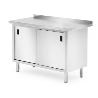 Hendi Arbeitsschrank mit Schiebetüren Profi Line 1200x600x850mm