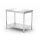 Hendi Arbeitstisch Kitchen Line mit Grundboden  1000x600x850mm