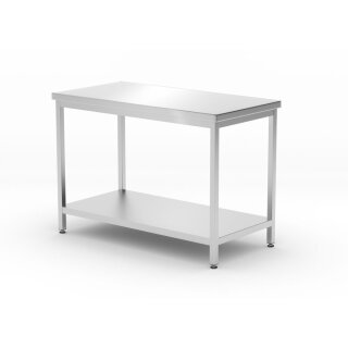 Hendi Arbeitstisch Kitchen Line mit Grundboden  1200x600x850mm