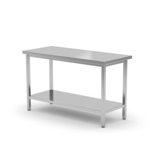 Hendi Arbeitstisch Kitchen Line mit Grundboden  1800x600x850mm