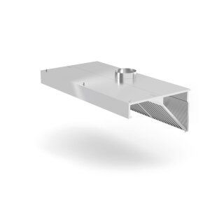 Hendi Wandabzugshaube Profi Line mit Edelstahlfilter 1000x700x450mm
